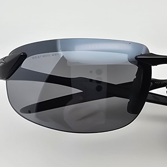 Wiley X Tobi Black Frame Polarized Grey Silver Flash Mirror Lens Sunglasses 62mm main image 7